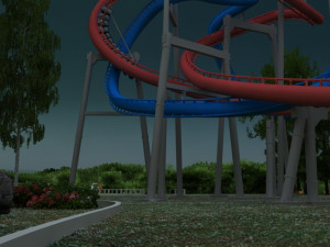 Roller Coaster Modelo 3D