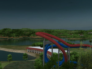 Roller Coaster 3D Модель