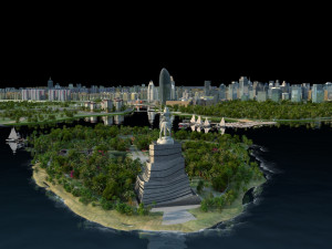 Island Modèle 3D