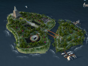 Island Model 3D