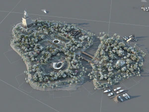 Island 3D Model