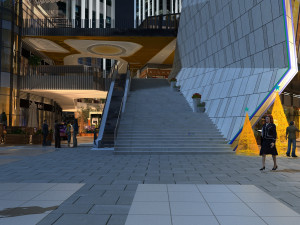 Commercial building 3D Model