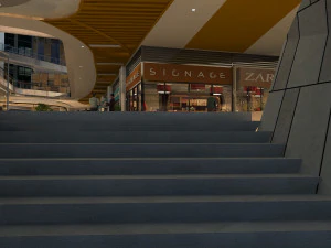 Commercial building 3D Model