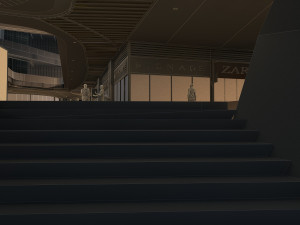 Commercial building 3D Model