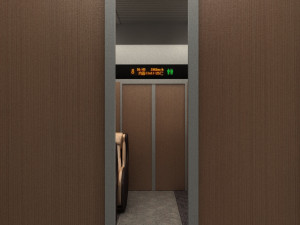 Inside the carriage 3D Model