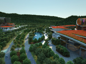 Seaside hotel 3D Модель