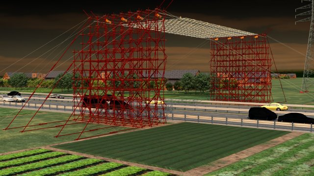 Highway 3D Model .c4d .max .obj .3ds .fbx .stl .blend 