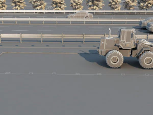 Highway 3D Model