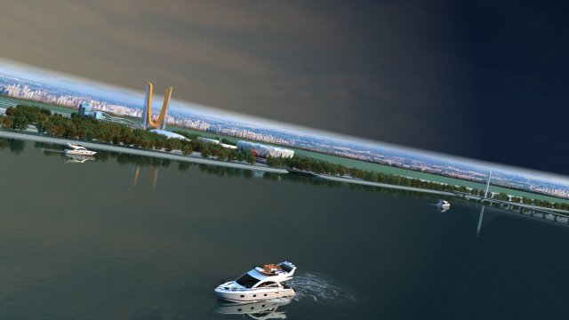 City View 3D 模型 .c4d .max .obj .3ds .fbx .stl .blend 