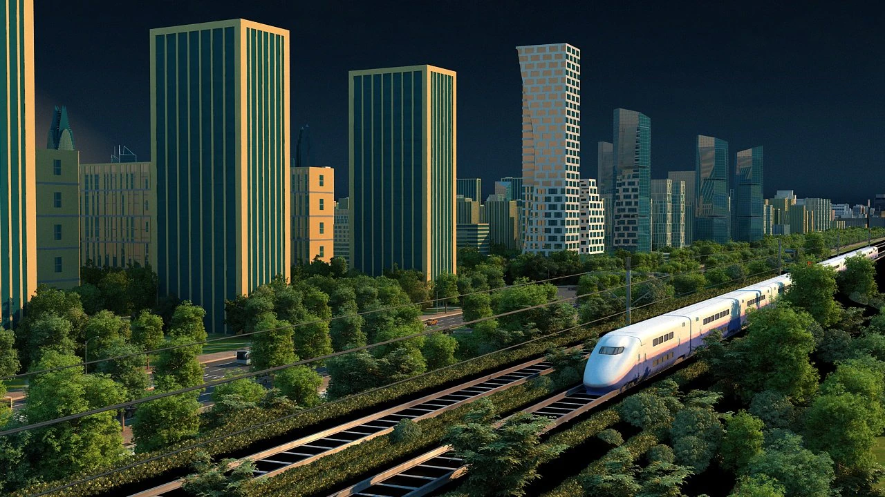City View 3D Model .c4d .max .obj .3ds .fbx .stl .blend 
