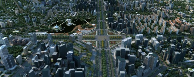 City building 3D Модель .c4d .max .obj .3ds .fbx .stl .blend 