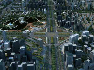 City building 3D Model