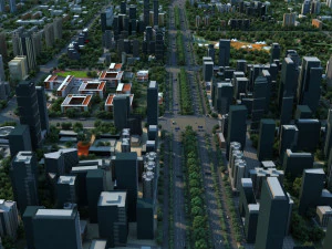 City building 3D Model