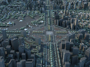 City building 3D Model