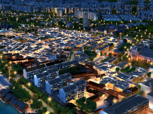Night view 3D Модель