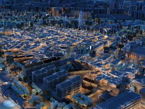 Night view 3D Модель