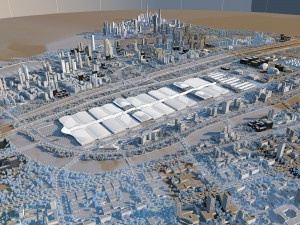 City building Modèle 3D