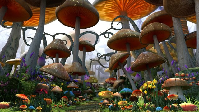 Mushroom world 3D Model in Other 3DExport