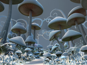 Mushroom world 3D-Modell