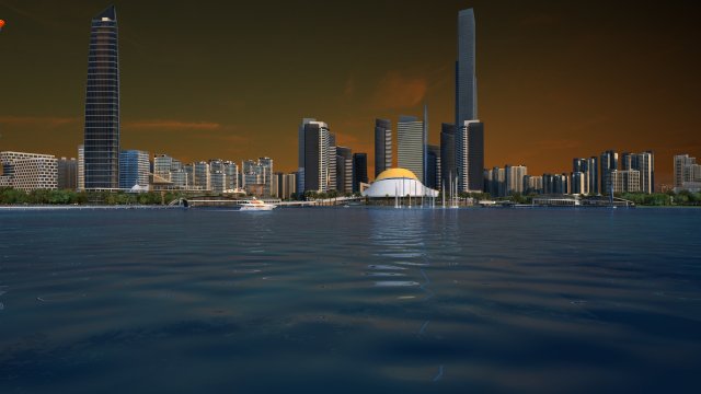City building Model 3D .c4d .max .obj .3ds .fbx .stl .blend