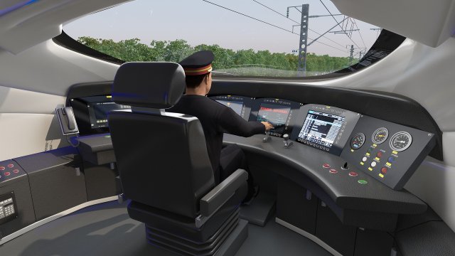 Train cab 3D Model .c4d .max .obj .3ds .fbx .stl .blend 