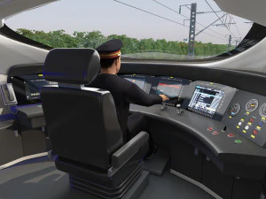 Kabina pociągu Model 3D