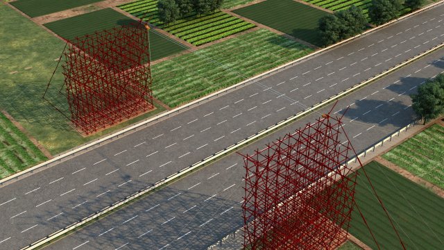 Field Model 3D .c4d .max .obj .3ds .fbx .stl .blend 