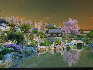 Gardens 3D Model