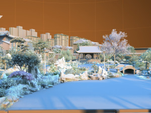 Gardens 3D Model