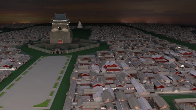 Ancient city 3Dモデル .c4d .max .obj .3ds .fbx .stl .blend 