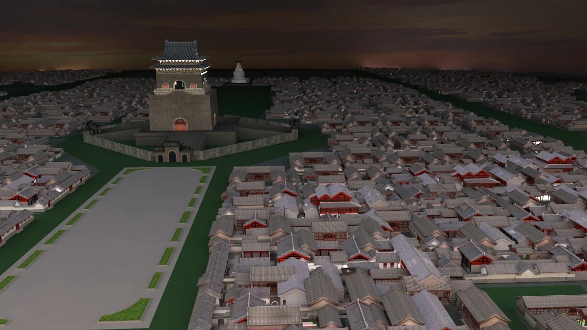 Ancient city 3D Model .c4d .max .obj .3ds .fbx .stl .blend 