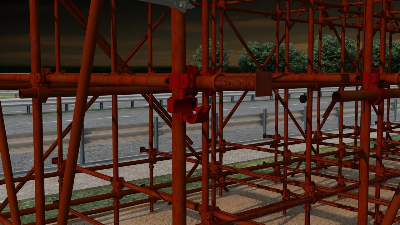 Scaffold 3D Model .c4d .max .obj .3ds .fbx .stl .blend 