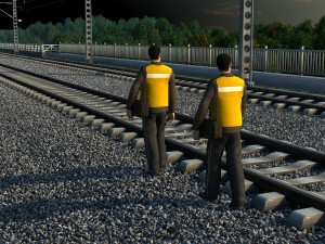 Railway 3D Model