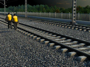 Railway 3D Model