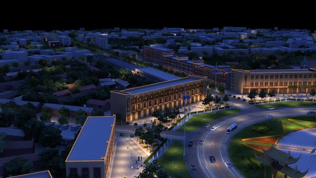 Night view Modelo 3D .c4d .max .obj .3ds .fbx .stl .blend 