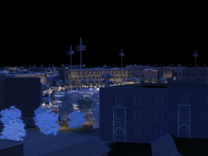 Night view Modelo 3D