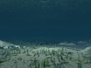 Fundo do mar Modelo 3D