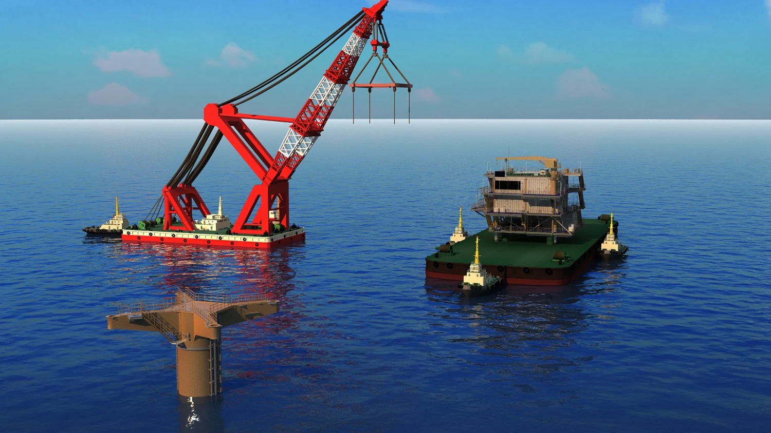 Offshore equipment 3D Model .c4d .max .obj .3ds .fbx .stl .blend 