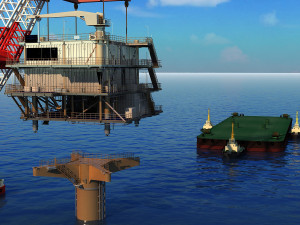 Offshore equipment Modelo 3D