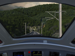 Bullet train Model 3D