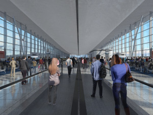 Departure gate 3D Model