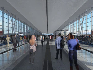 Brama odlotowa Model 3D