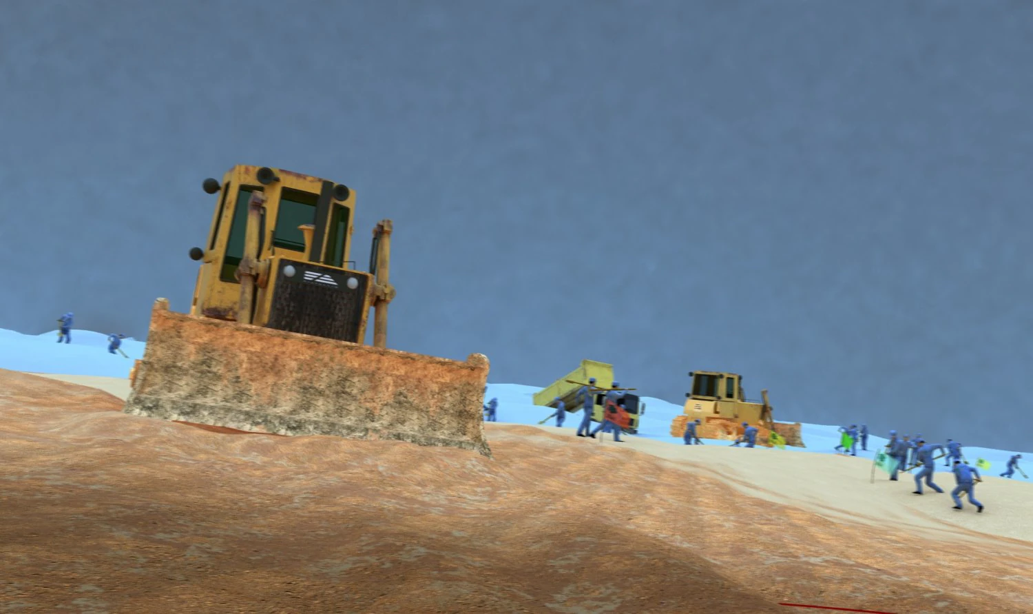 Construction site 3D Model .c4d .max .obj .3ds .fbx .stl .blend 