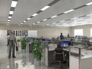 オフィス 3Dモデル