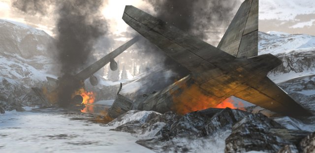 Aircraft crash Model 3D .c4d .max .obj .3ds .fbx .stl .blend 