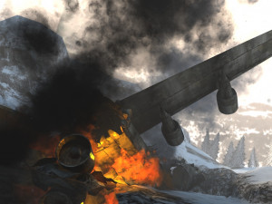 Aircraft crash Model 3D