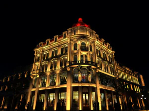 Vis&atilde;o noturna de Harbin Modelo 3D