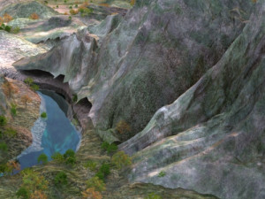Barren hill Modelo 3D