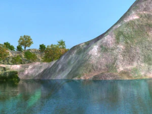 Barren hill 3D Model
