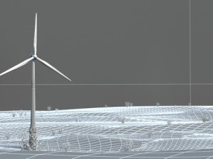 Ветряная турбина 3D Модель